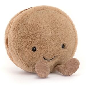 Jellycat Amuseable Mona Macaron Chocolate 4.7x4" Soft and Plush BNWT Authentic